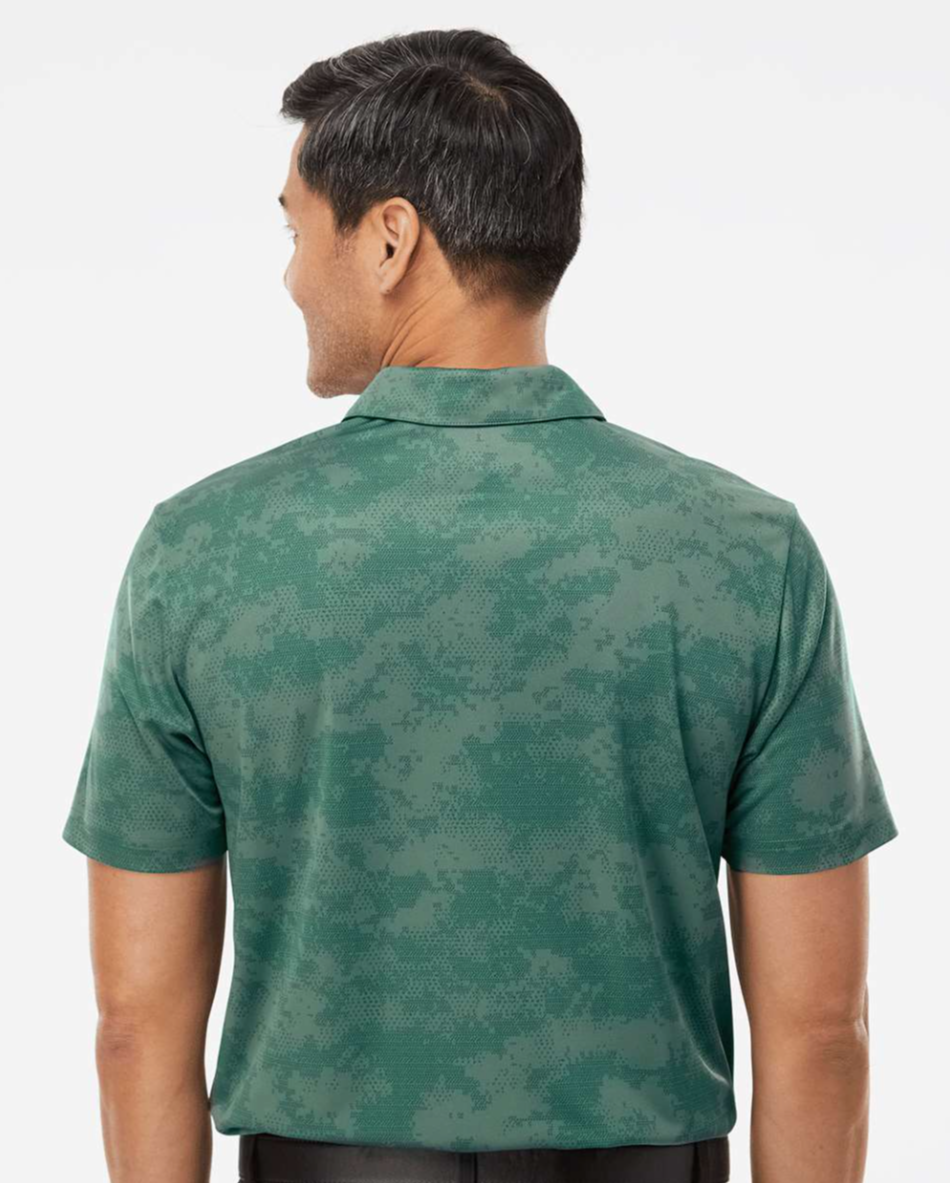 Adidas Men's All Over Camo Print Polo