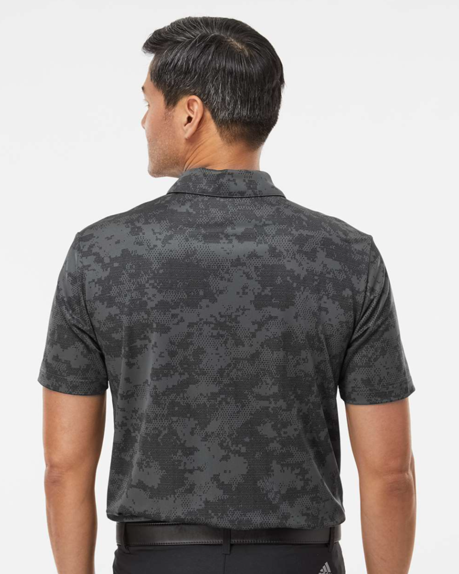 Adidas Men's All Over Camo Print Polo