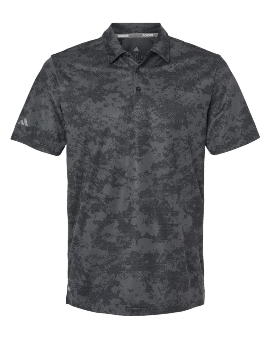 Adidas Men's All Over Camo Print Polo