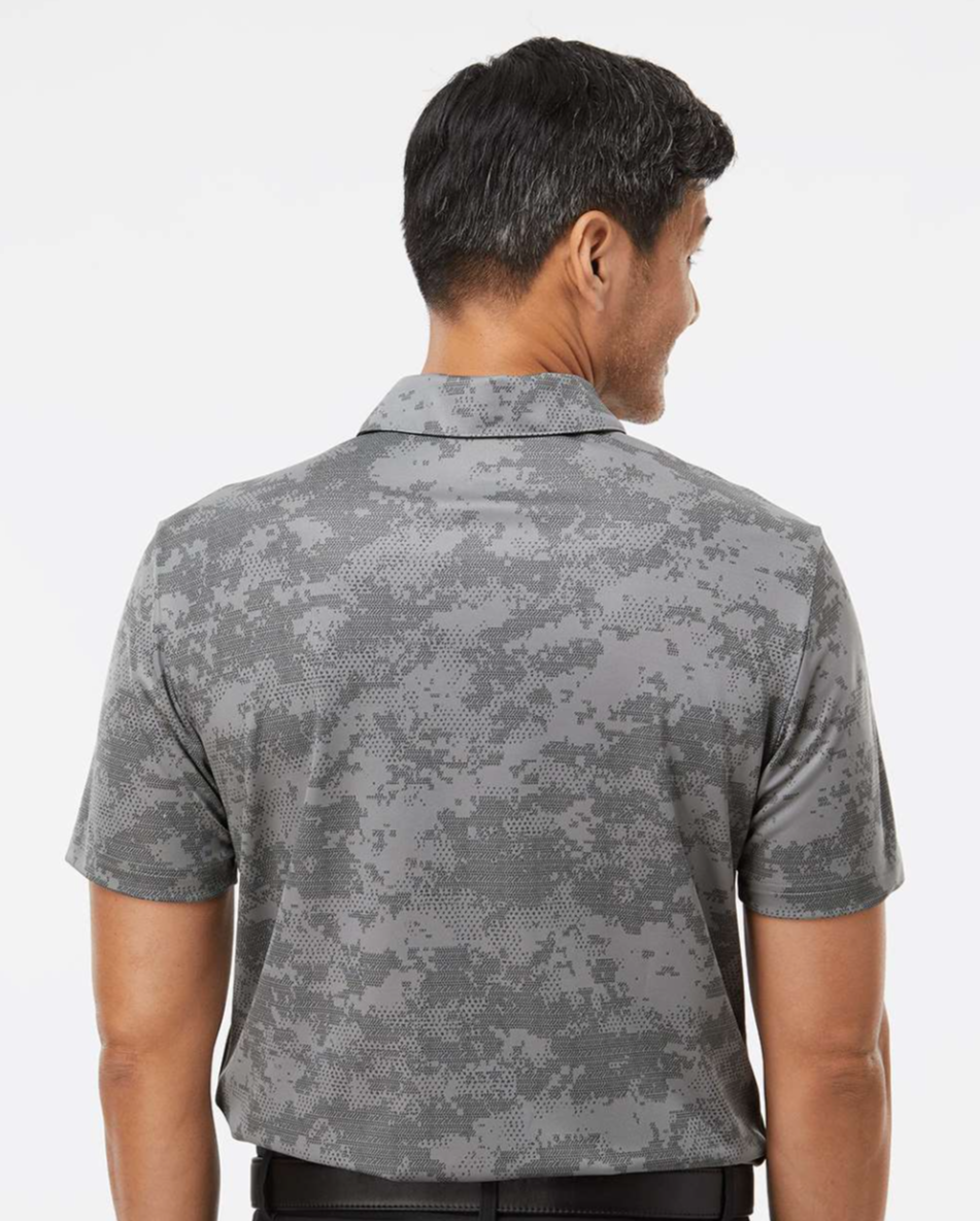 Adidas Men's All Over Camo Print Polo