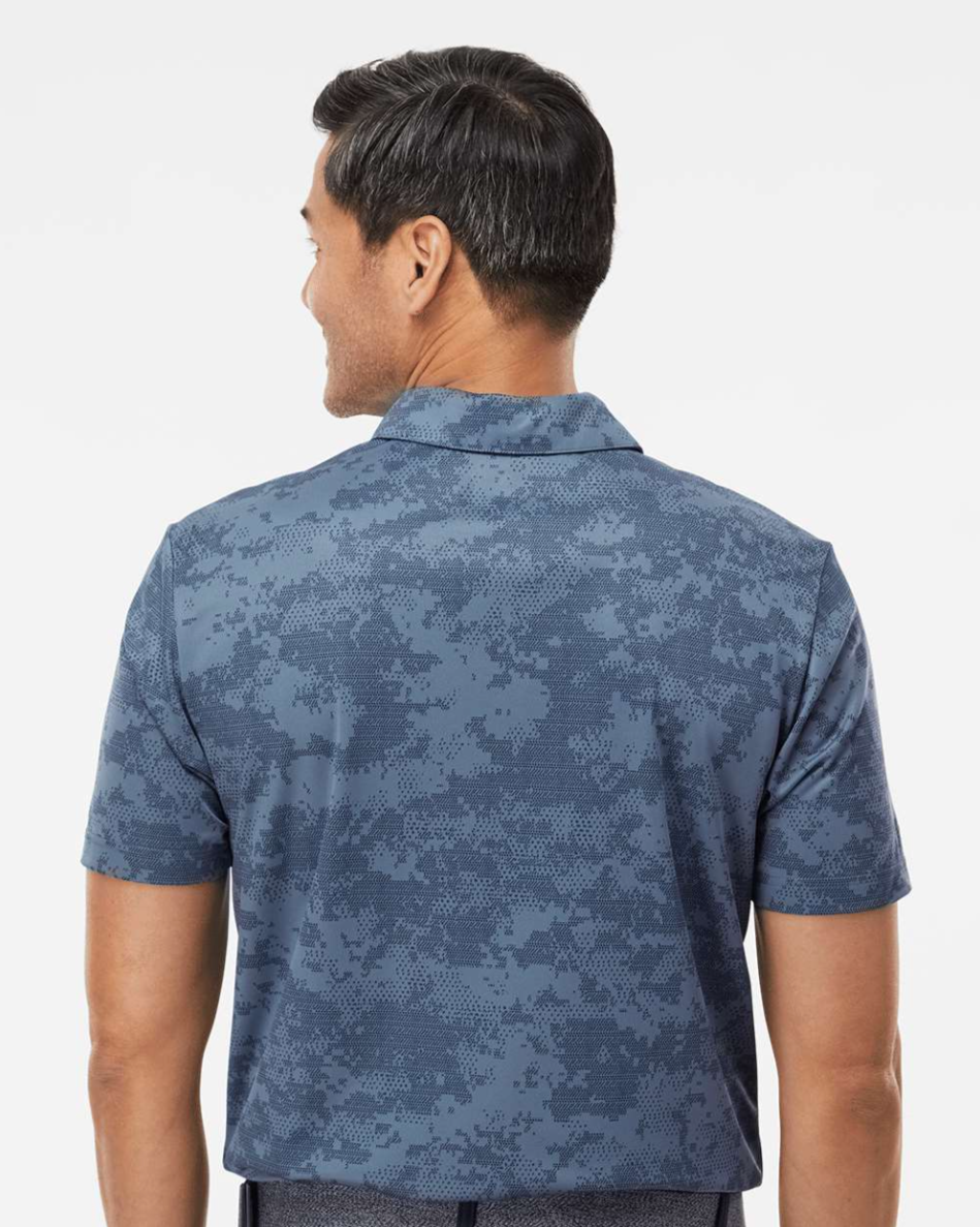 Adidas Men's All Over Camo Print Polo