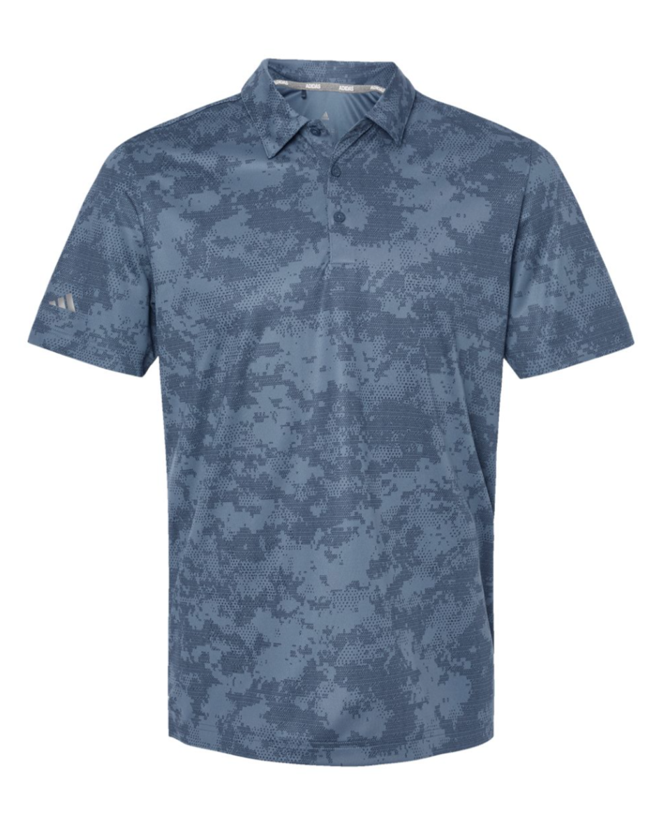 Adidas Men's All Over Camo Print Polo